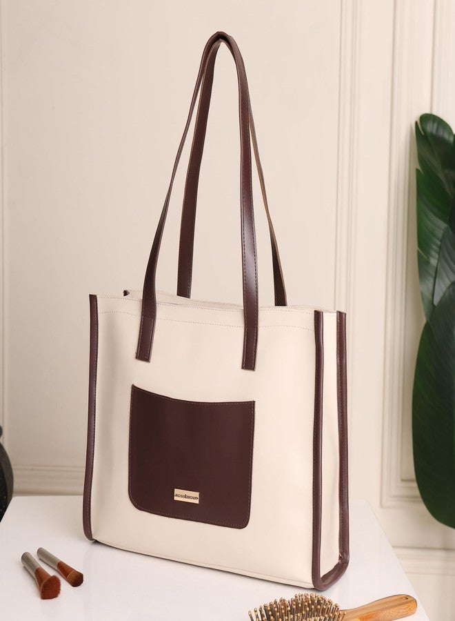 ROSS BROWN Women's Elegant Tote Bag | Fits up to 12-inch Laptop | Ladies Purse | Handbags for women - Image 4
